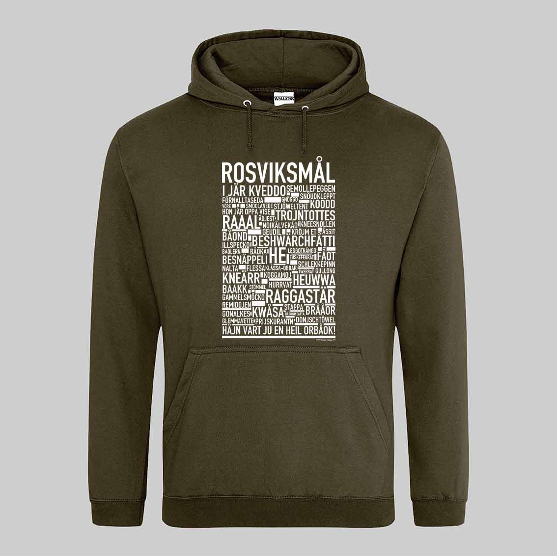 Rosviksmål Dialekt Text Hoodie