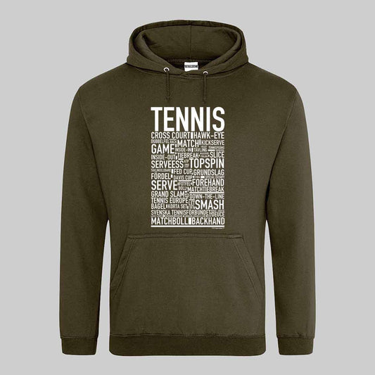 Tennis Text Hoodie
