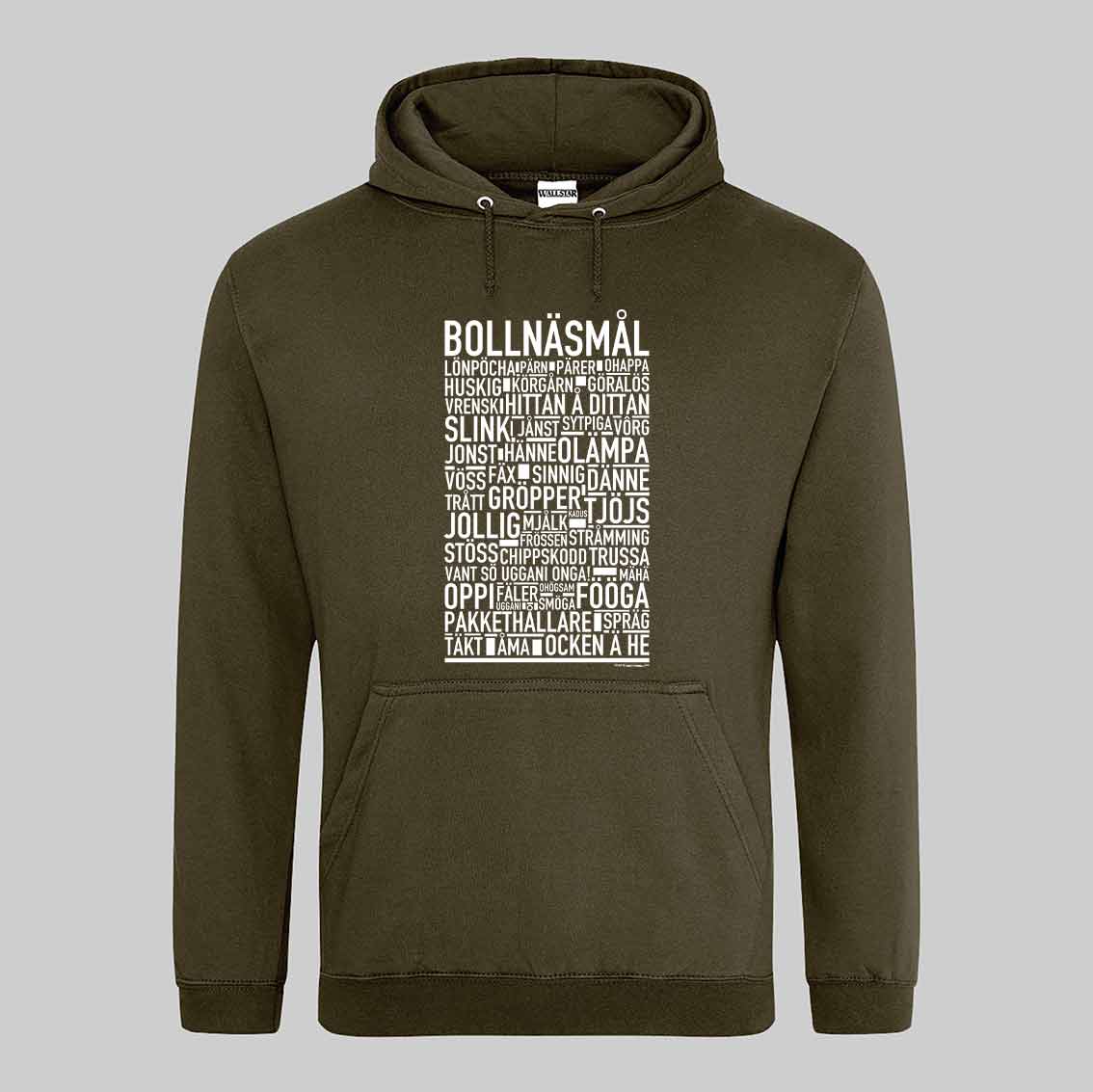 Bollnäsmål Dialekt Text Hoodie