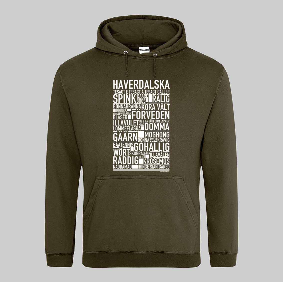 Haverdalska Dialekt Text Hoodie