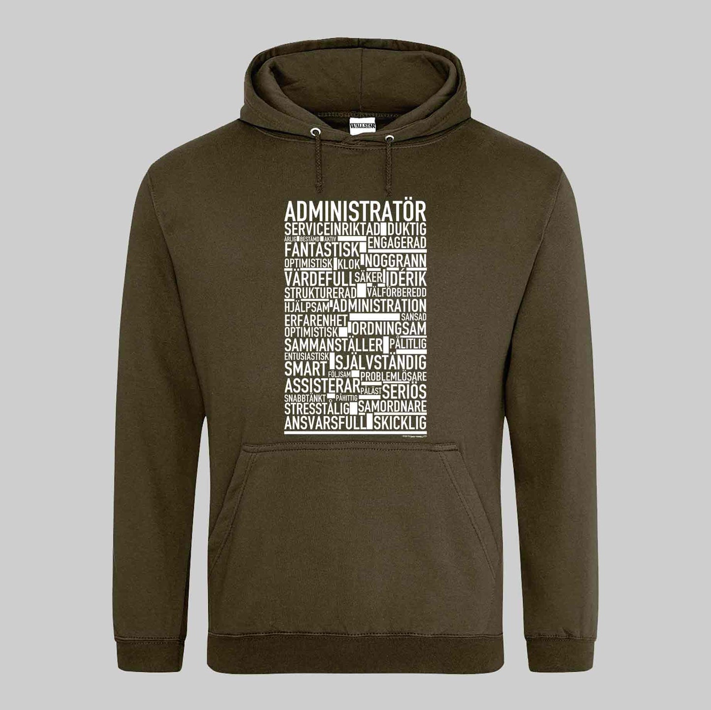 Administratör Text Hoodie