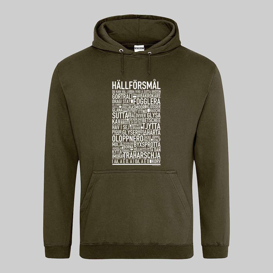 Hällförsmål Dialekt Text Hoodie