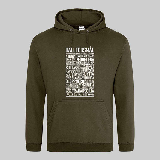 Hällförsmål Dialekt Text Hoodie