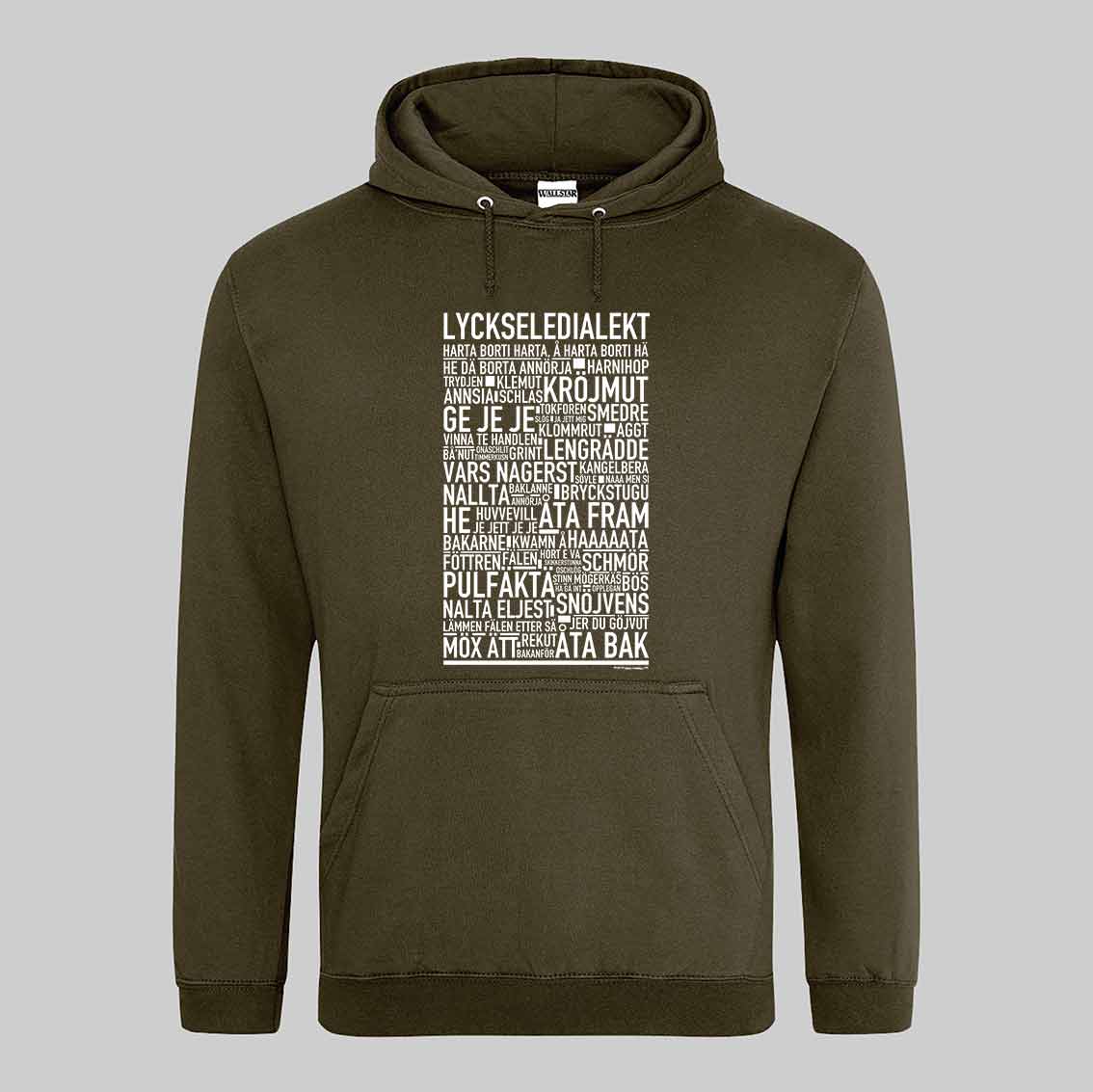 Lycksele Dialekt Text Hoodie