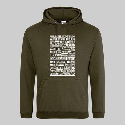 Ambulanssjuksköterska Text Hoodie