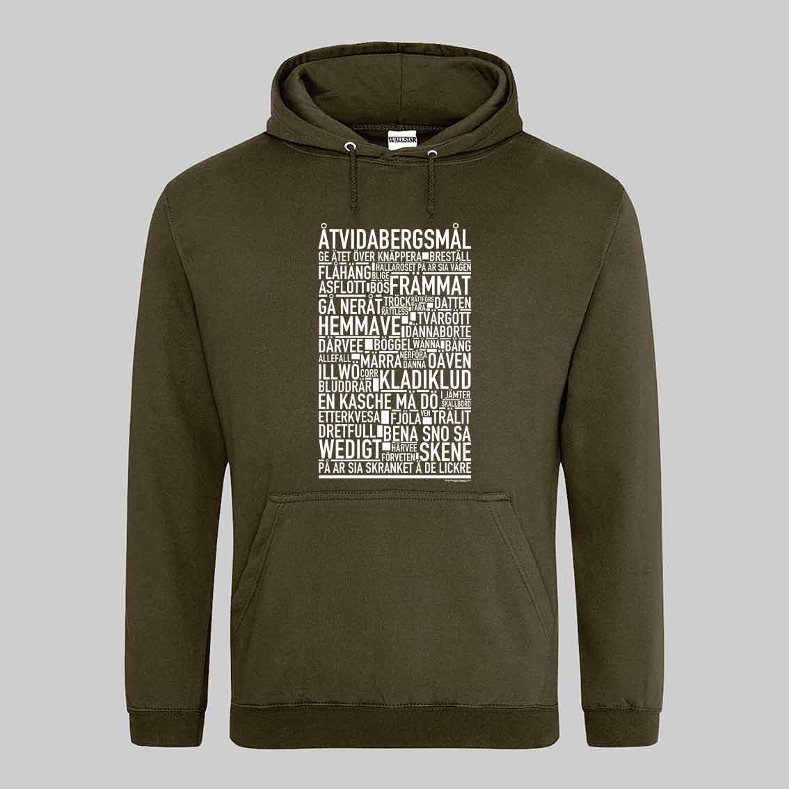 Åtvidabergsmål Dialekt Text Hoodie