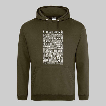 Åtvidabergsmål Dialekt Text Hoodie