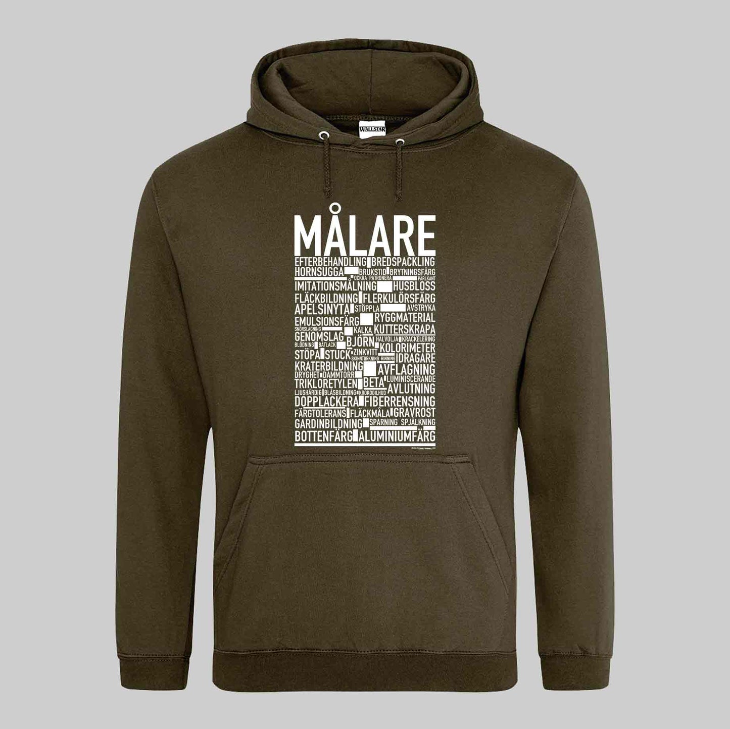 Målare Text Hoodie