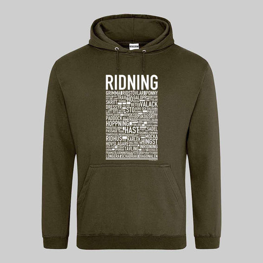 Ridning Text Hoodie