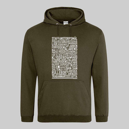 Staffanstorpsmål Dialekt Text Hoodie