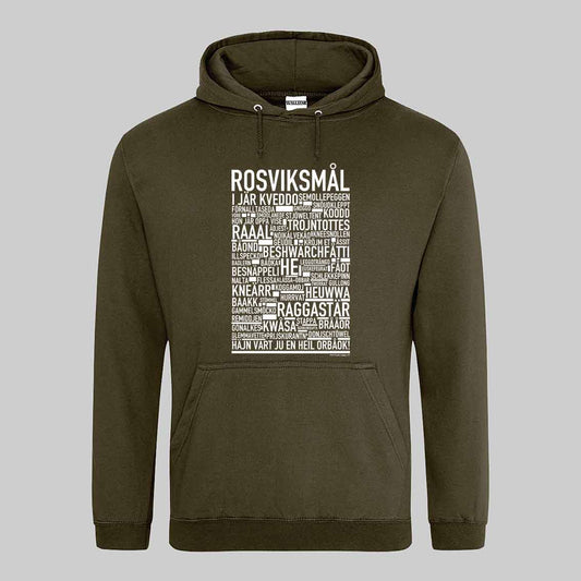 Rosviksmål Dialekt Text Hoodie