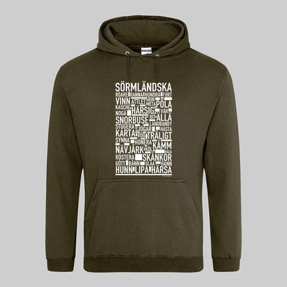 Sörmländska Dialekt Text Hoodie