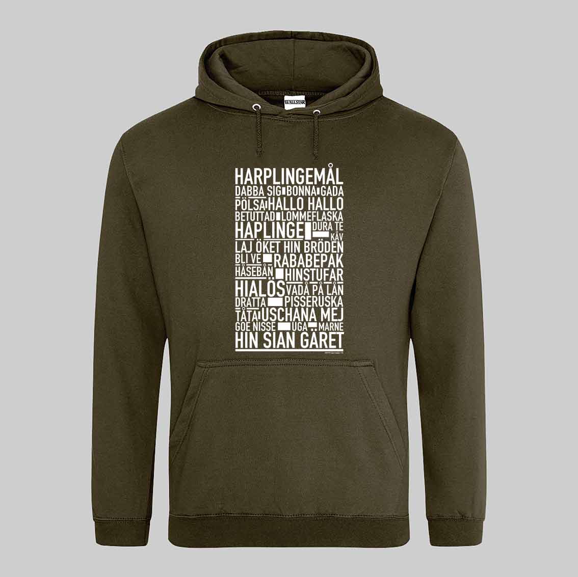 Harplingemål Dialekt Text Hoodie