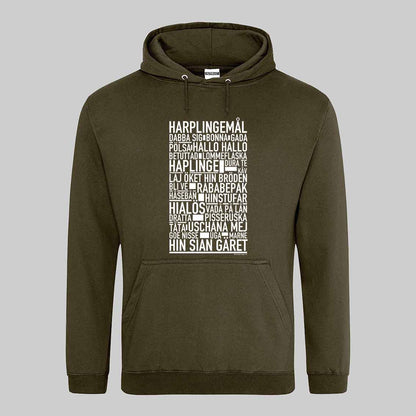 Harplingemål Dialekt Text Hoodie