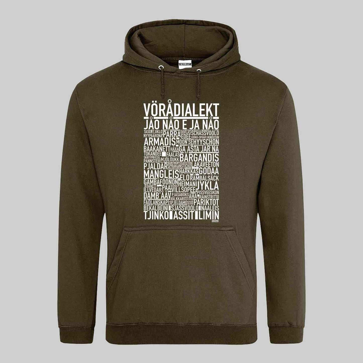 Vörå Dialekt Text Hoodie