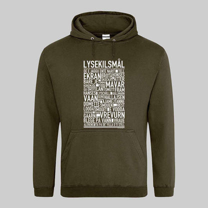 Lysekilsmål Dialekt Text Hoodie