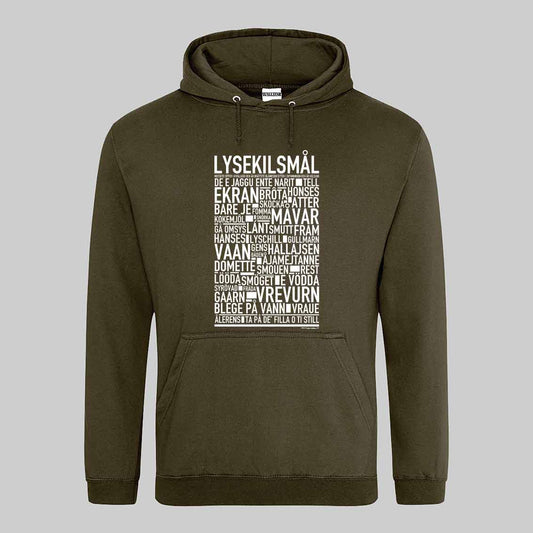 Lysekilsmål Dialekt Text Hoodie