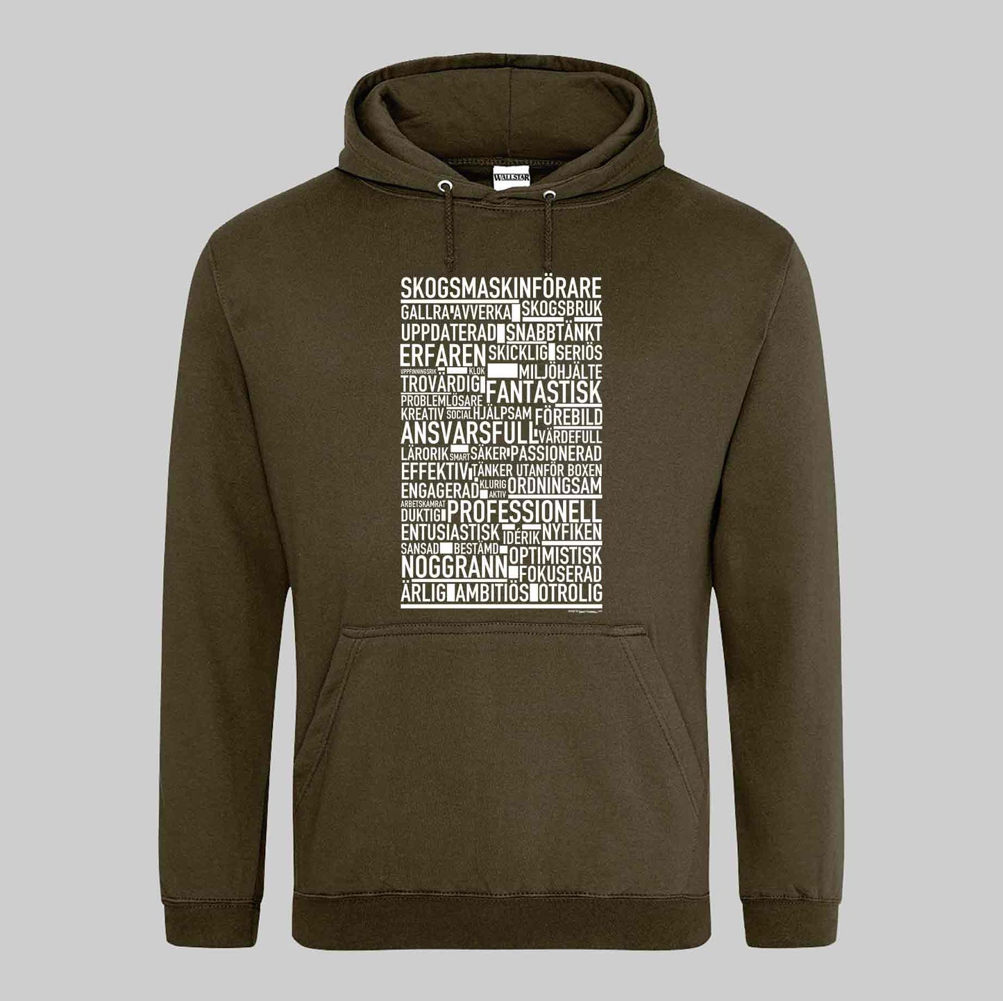 Skogsmaskinförare Text Hoodie