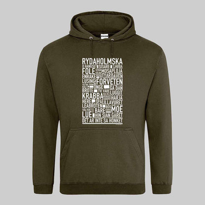 Rydaholmska Dialekt Text Hoodie