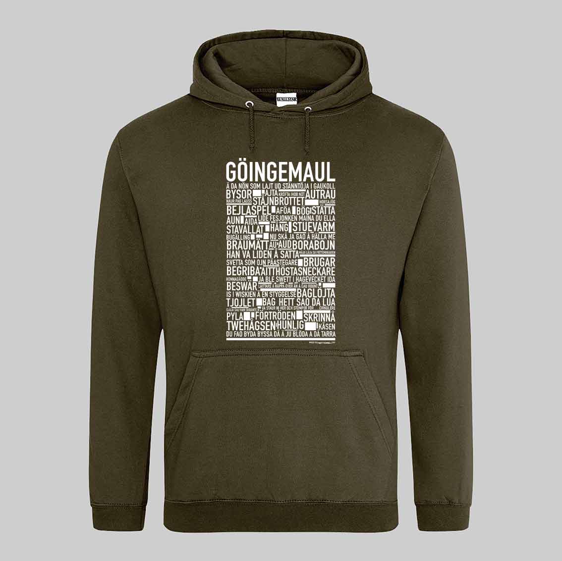 Göingemaul Dialekt Text Hoodie