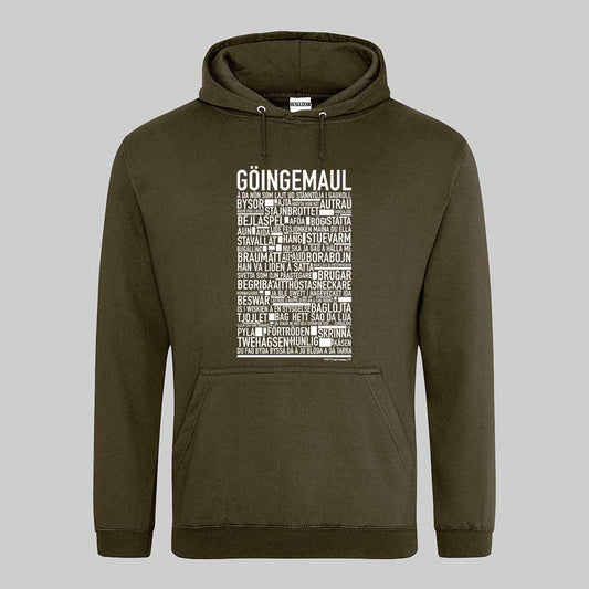 Göingemaul Dialekt Text Hoodie