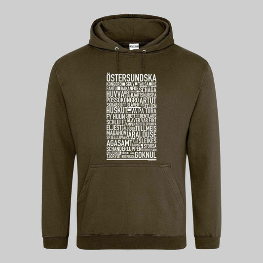 Östersundska Dialekt Text Hoodie