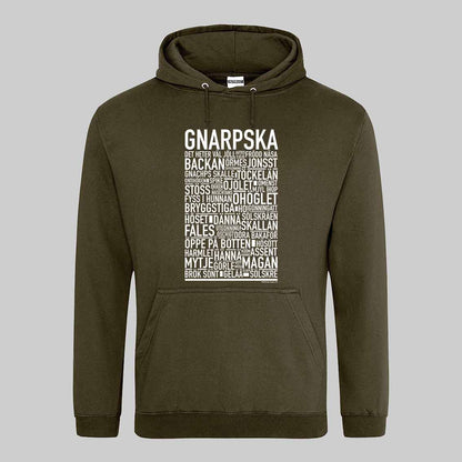 Gnarpska Dialekt Text Hoodie