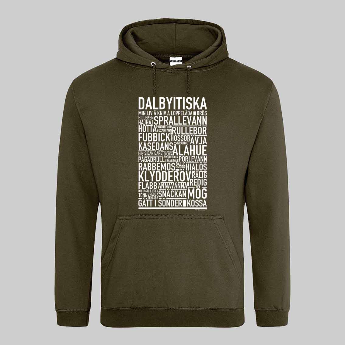 Dalbyitiska Dialekt Text Hoodie