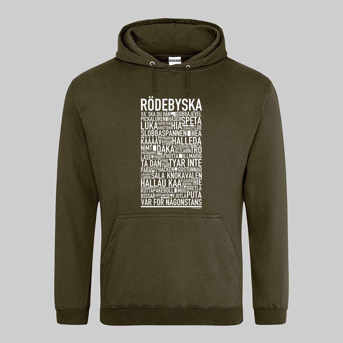 Rödebymål Dialekt Text Hoodie