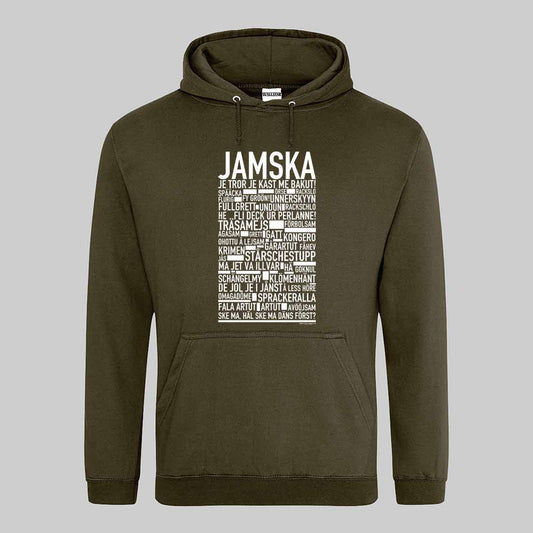 Jamska Dialekt Text Hoodie