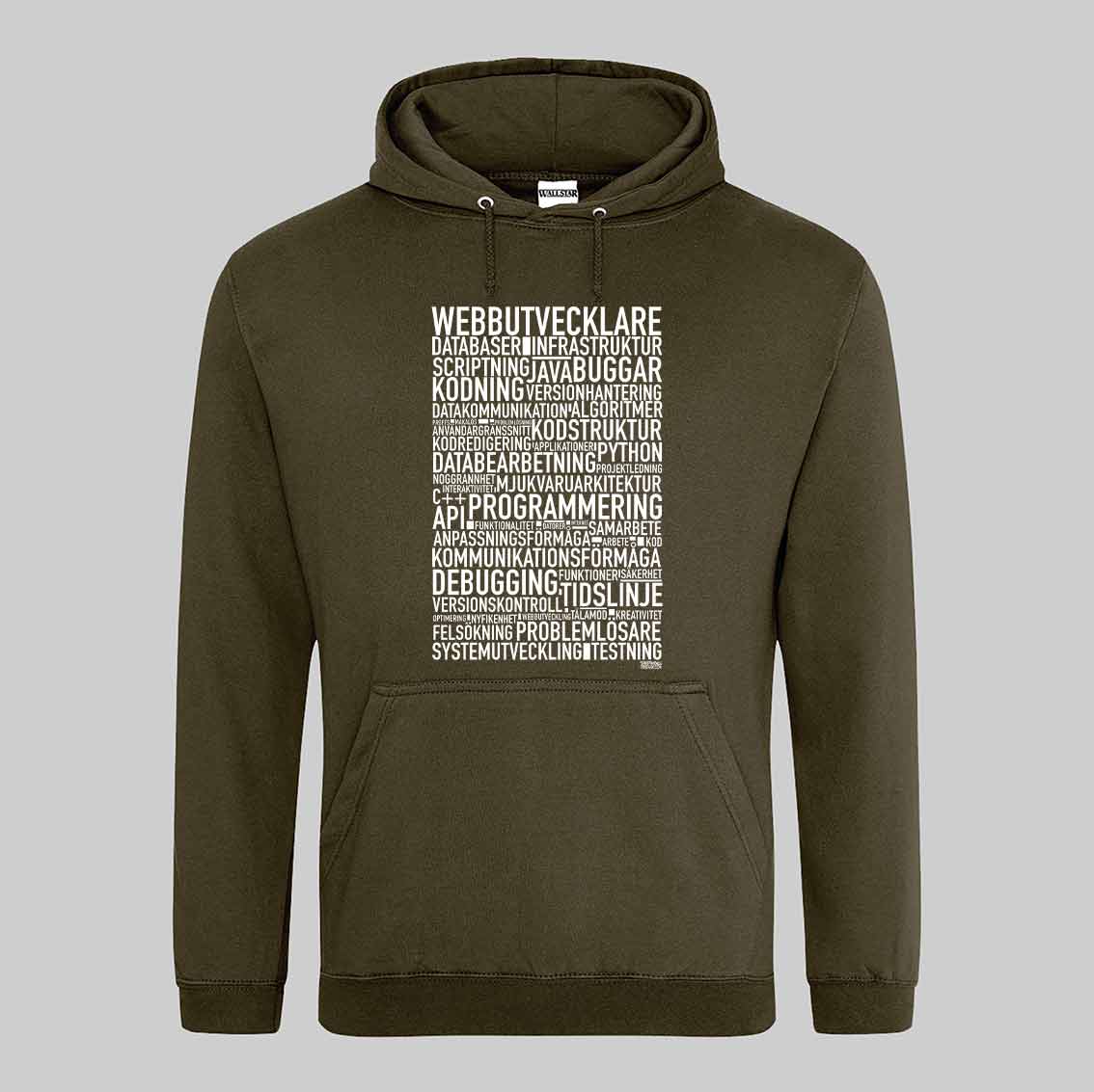 Webbutvecklare Text Hoodie