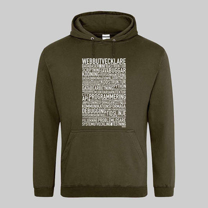 Webbutvecklare Text Hoodie