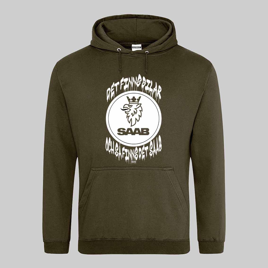 Saab Bilar Text Hoodie
