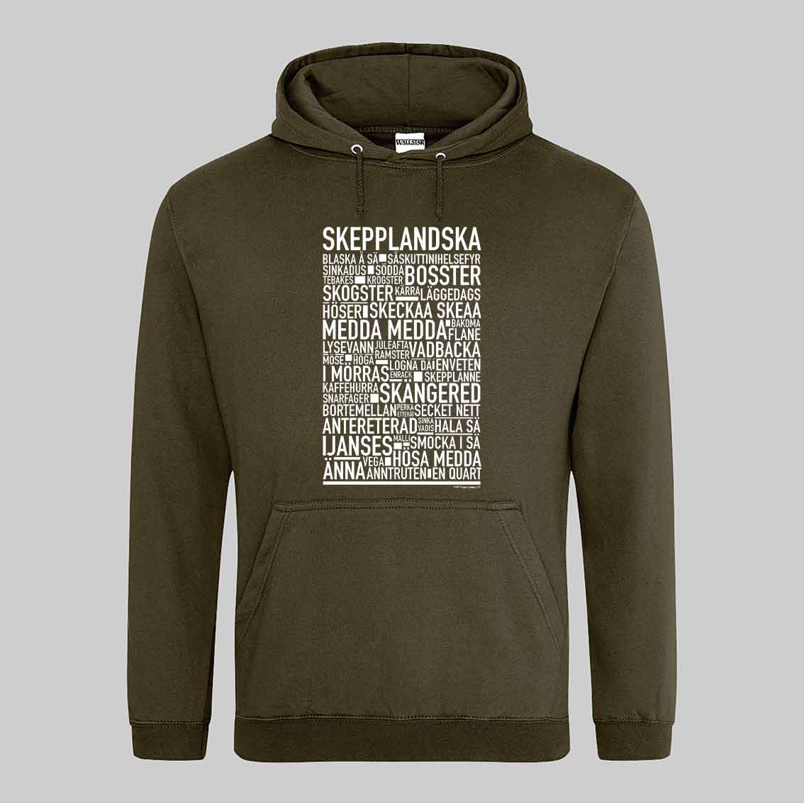 Skepplandska Dialekt Text Hoodie