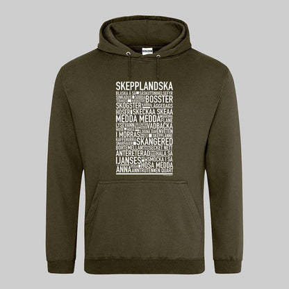 Skepplandska Dialekt Text Hoodie