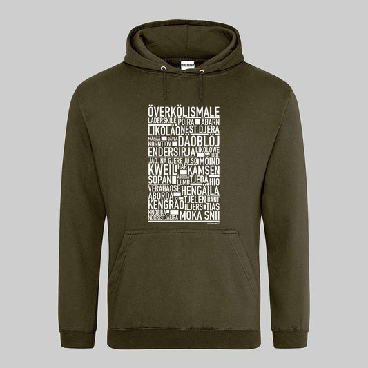 Överkölismale Dialekt Text Hoodie