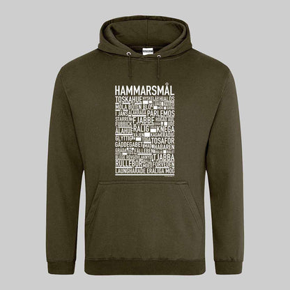 Hammarsmål Dialekt Text Hoodie