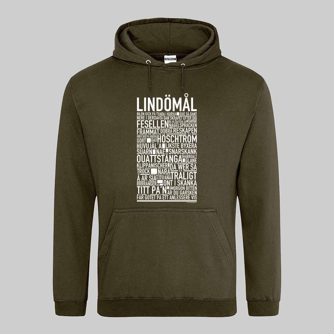 Lindömål Dialekt Text Hoodie