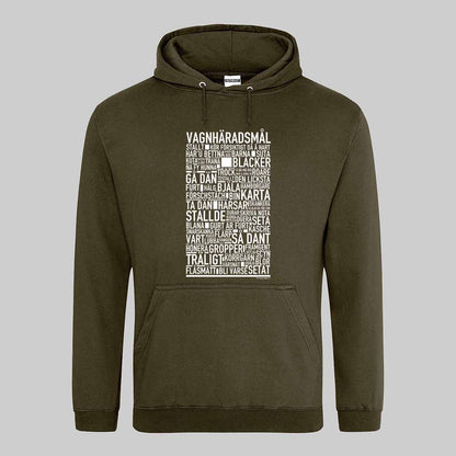 Vagnhäradsmål Dialekt Text Hoodie