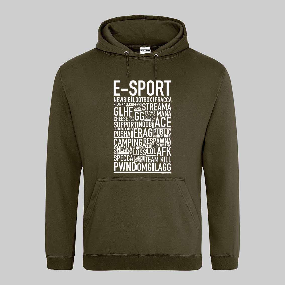 E-Sport Text Hoodie