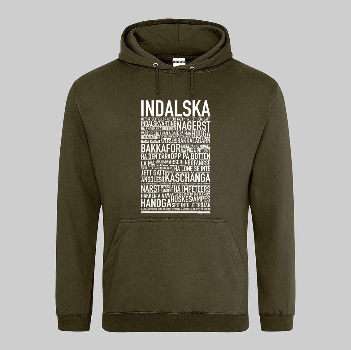 Indalska Dialekt Text Hoodie