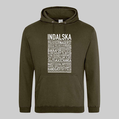 Indalska Dialekt Text Hoodie