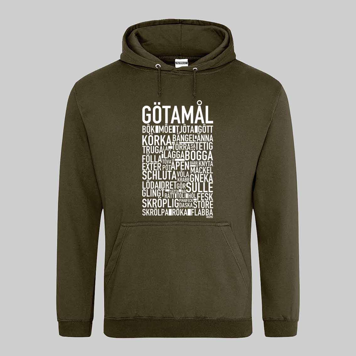 Götamål Dialekt Text Hoodie