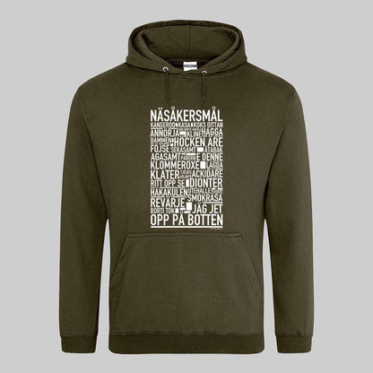 Näsåkersmål Dialekt Text Hoodie