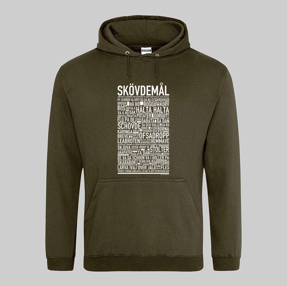 Skövdemål Dialekt Text Hoodie