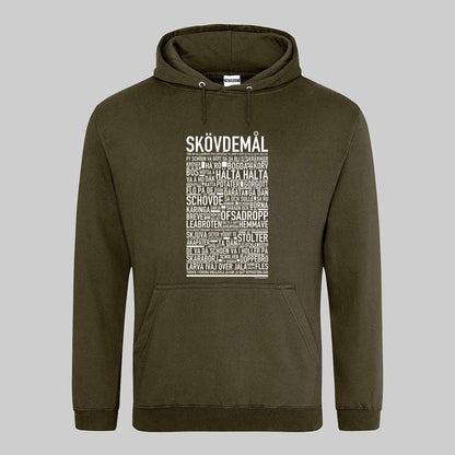 Skövdemål Dialekt Text Hoodie