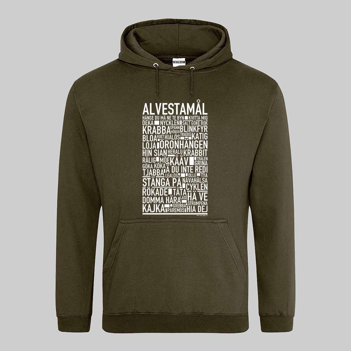 Alvestamål Dialekt Text Hoodie