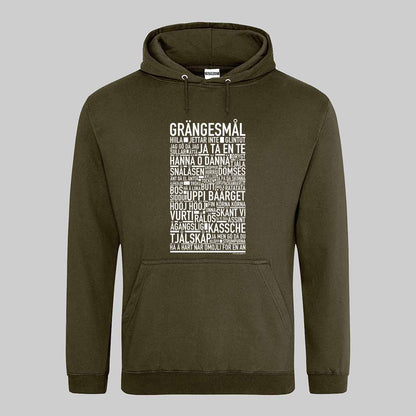 Grängesmål Dialekt Text Hoodie