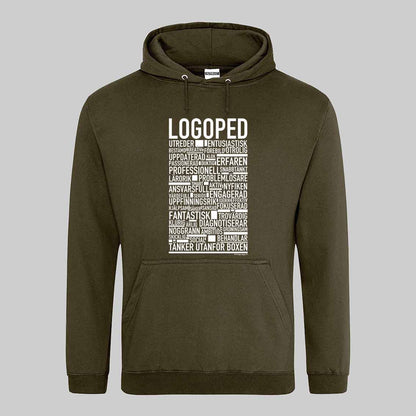 Logoped Text Hoodie