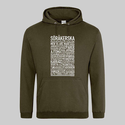 Söråkerska Dialekt Text Hoodie